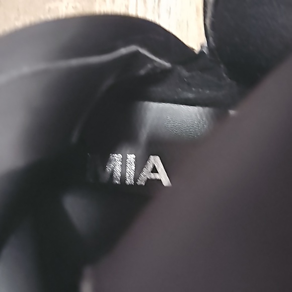 MIA CHARMED BLACK BOOTS 6M - Picture 5 of 9